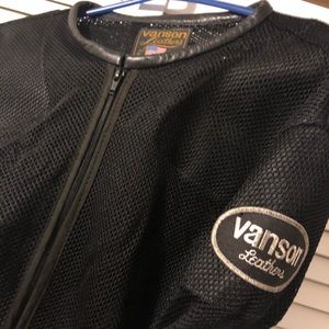 VANSON LEATHERS MESH JACKET
